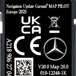 MERCEDES-BENZ GARMIN MAP PILOT A2189062704 V20 SAT NAV UPDATE SD CARD EUROPE SPEED CAMERAS 2025