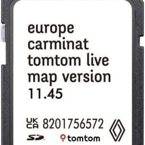 RENAULT CARMINAT LIVE SAT NAV MAP UPDATE SD CARD EUROPE 2025/2026