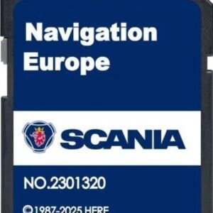 SCANIA TRUCK SAT NAV MAP UPDATE SD CARD EUROPE 2025