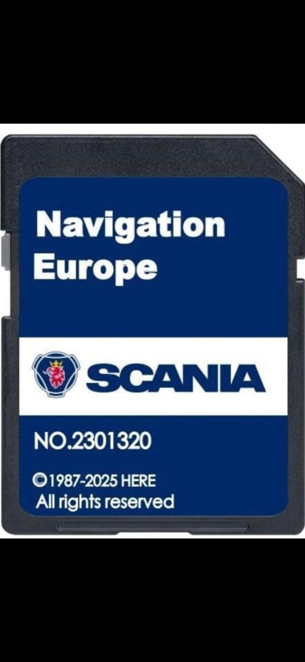 SCANIA TRUCK SAT NAV MAP UPDATE SD CARD EUROPE 2025