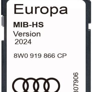 Audi MIB-HS SAT NAV MAP UPDATE SD CARD EUROPE 2025